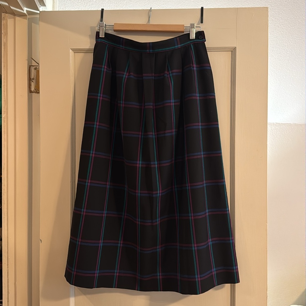 Vintage Pendleton Pleated Wool Skirt-Fully Lined Excellent Condition